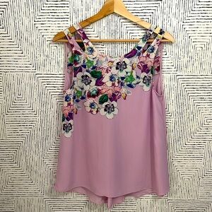 Lilac & floral top